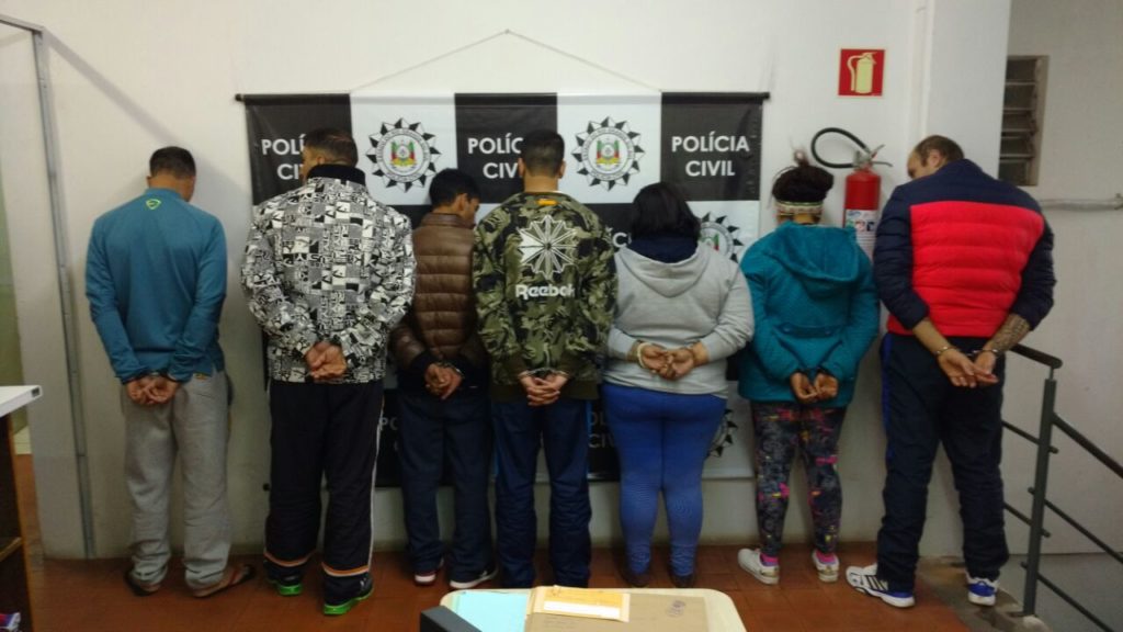 Sete pessoas são presas em operação da Polícia Civil em Farroupilha