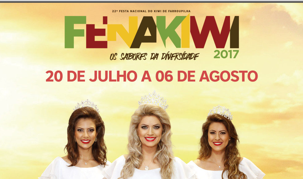 Com diversas atrações Fenakiwi 2017 inicia nesta quinta-feira