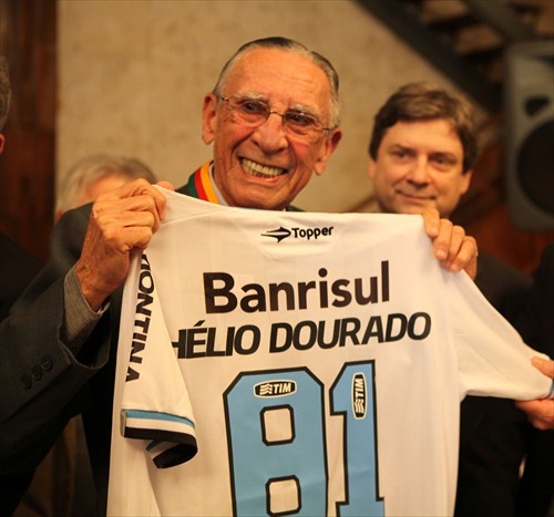 Dourado, foi um dos grandes dirigentes do Grêmio. Ele faleceu em função de uma parada cardio-respiratória nesta madrugada de terça-feira, dia 1º. Foto: GFPA/Portal Oficial