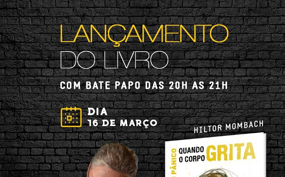 Jornalista Hiltor Mombach lança livro sobre síndrome do pânico em Caxias