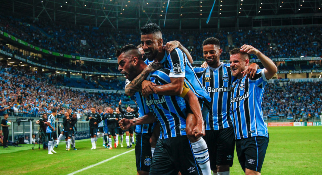 Grêmio encanta na Arena e goleia o Santos por 5 a 1