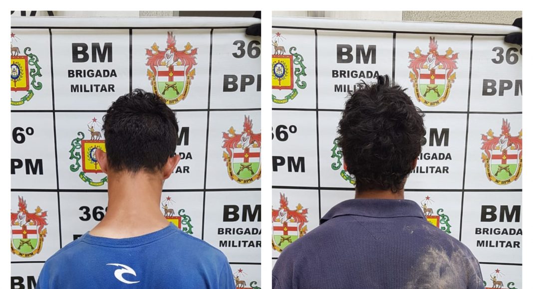Dupla é presa tentando furtar empresa no bairro Planalto, em Farroupilha