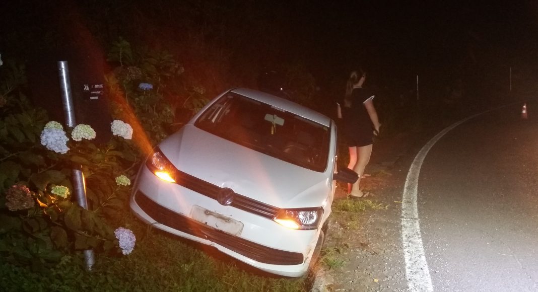 Acidente é registrado no viaduto que liga a RSC-453 com a BR-470, em Garibaldi