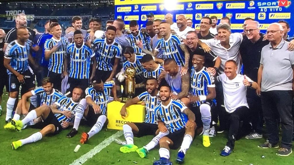 Grêmio é campeão da Recopa Gaúcha (Foto: Sportv)