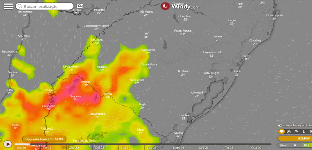 (foto: reprodução Windy)