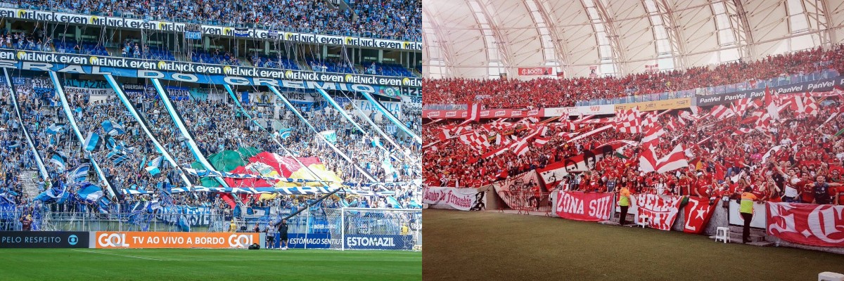 Pesquisa aponta Grêmio com maior torcida que o Internacional