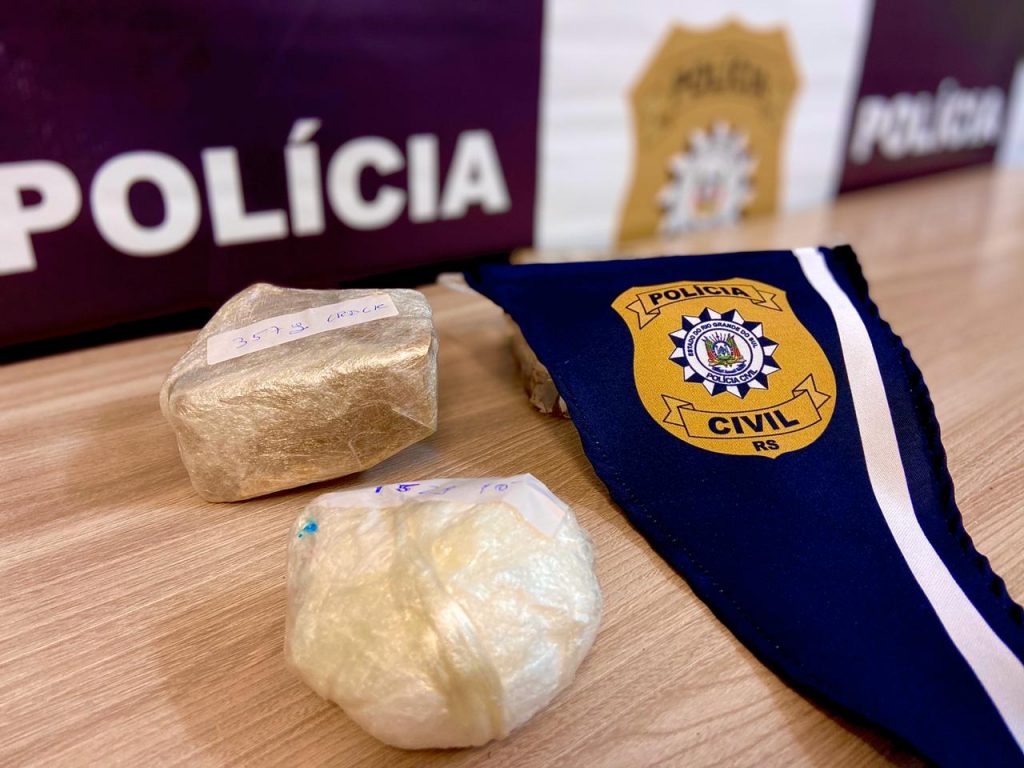 Traficante é preso com meio quilo de drogas na rodoviária de Caxias do Sul