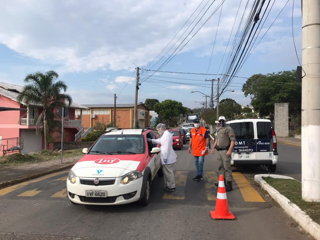 Ação de conscientização do uso de máscaras é realizada em Garibaldi