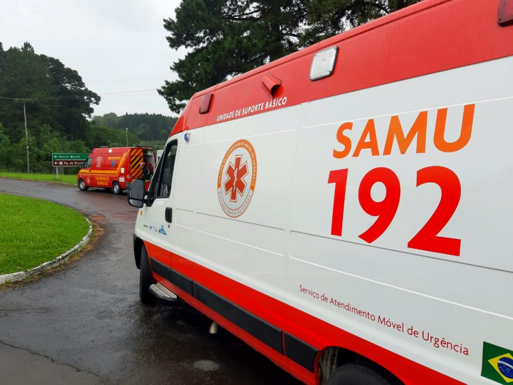 Motociclista sofre ferimentos após acidente na BR-470, em Garibaldi