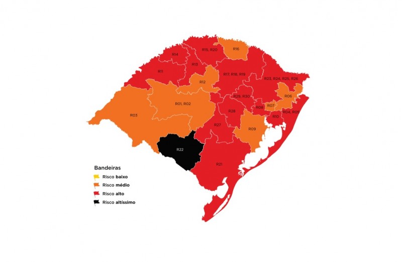 Mapa preliminar da 35ª semana recebe quatro pedidos de reconsideração no RS