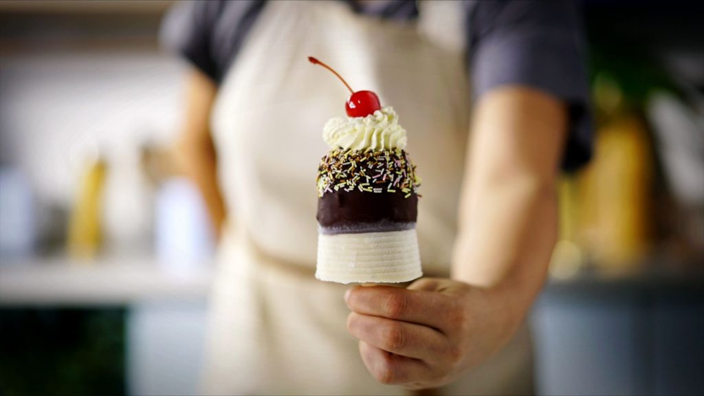 Cozinha Viva: Picolé de banana split