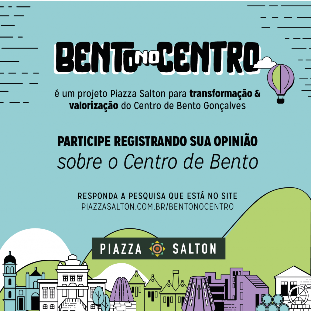 Campanha “Bento no Centro” quer transformar área central