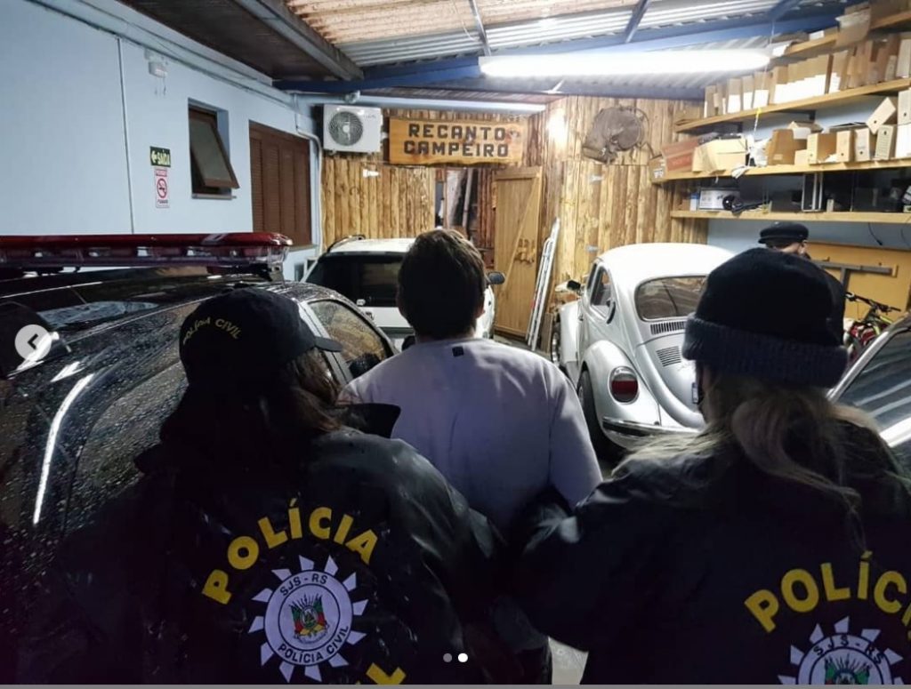 Acusado de tentativa de feminicídio é preso em Carlos Barbosa