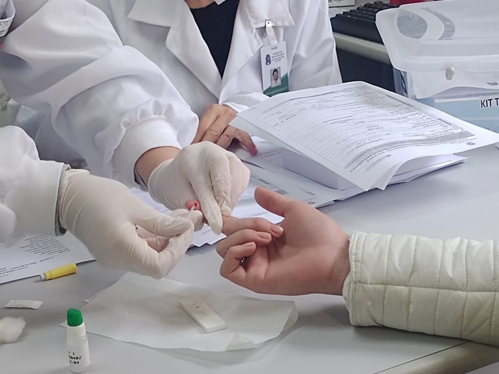 Testagem nos bairros de Bento Gonçalves apresentou 12,91% de positivos