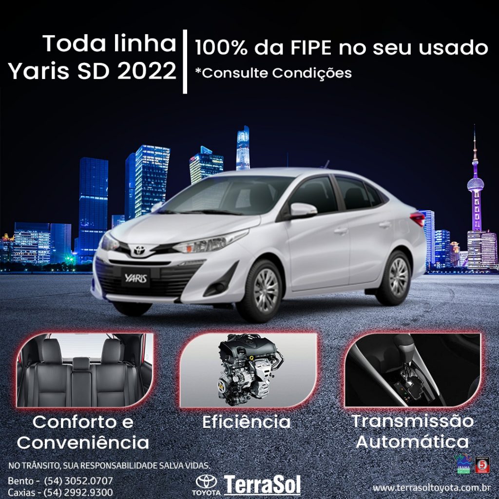 Conheça o Toyota Yaris SEDÃ 2022