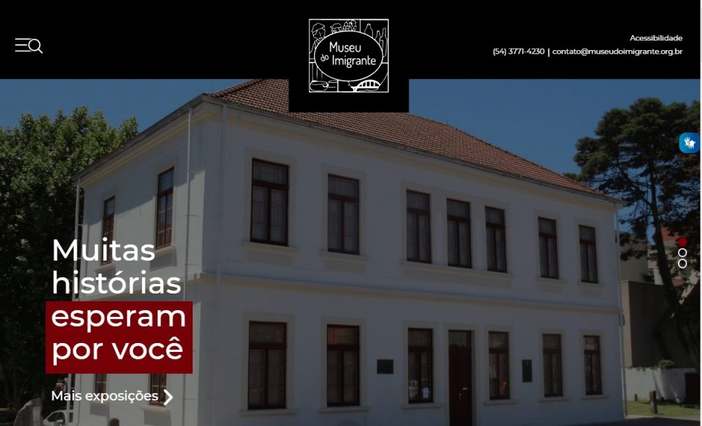 Site do Museu do Imigrante de Bento Gonçalves está no ar