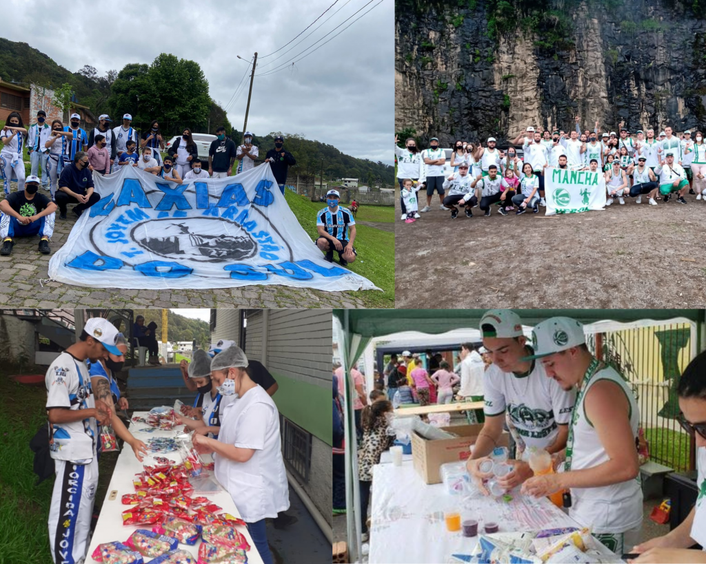 Fotos: Torcidas organizadas Juventude e Grêmio / Divulgação