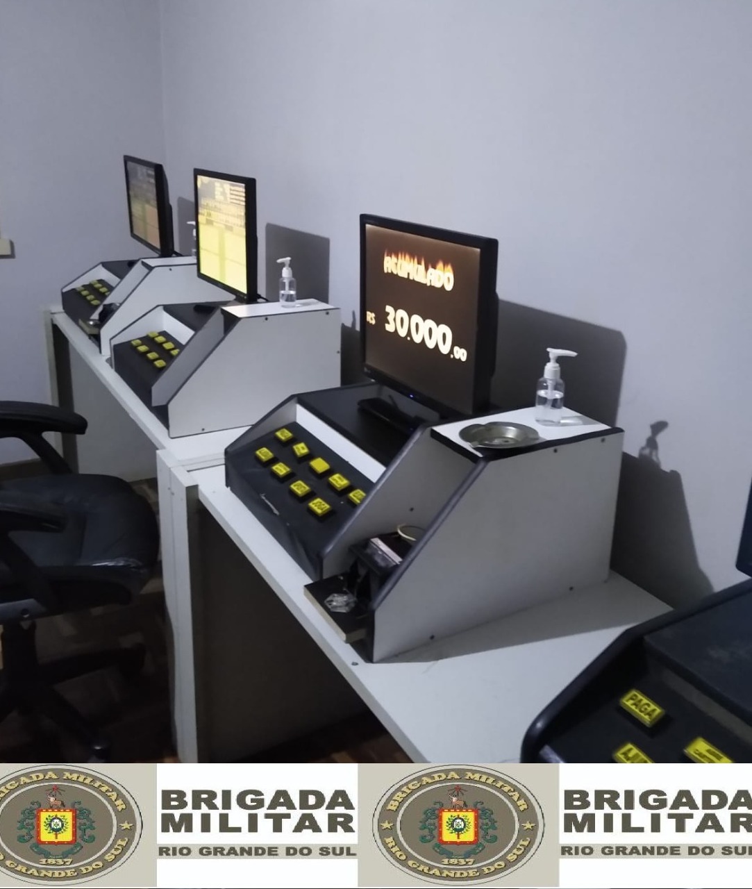 Polícia fecha cassino clandestino no bairro Humaitá, em Bento Gonçalves
