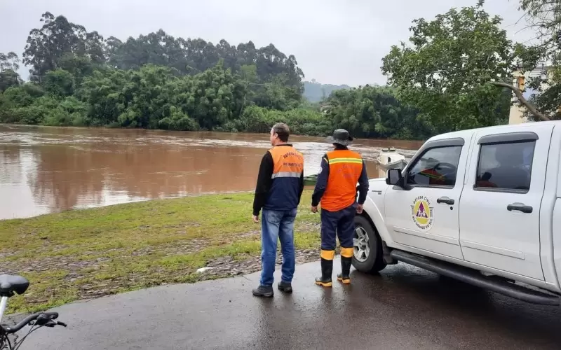 (Foto: Defesa Civil de São Sebastião do Caí / Reprodução)