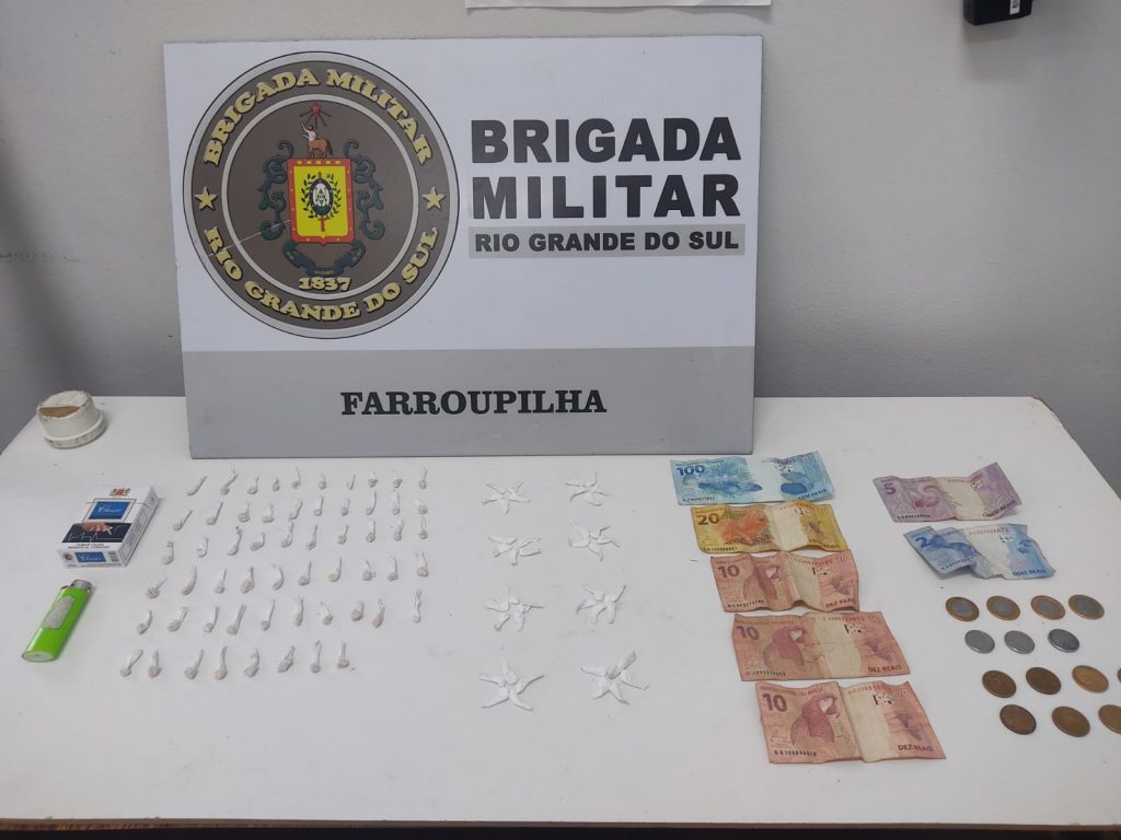 Jovem é apreendido por tráfico de entorpecentes em Farroupilha