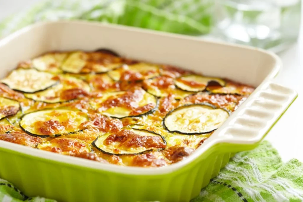 Cozinha Viva: Abobrinha gratinada com queijo gorgonzola