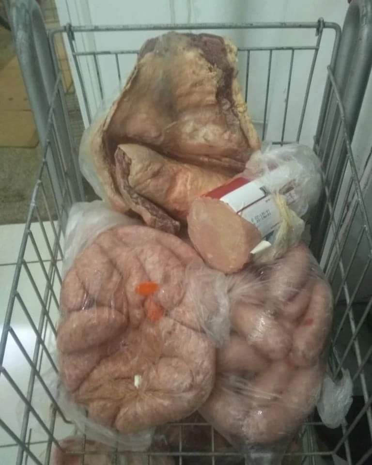 Em Agudo, mais de 1 tonelada de alimentos impróprios para consumo é apreendida