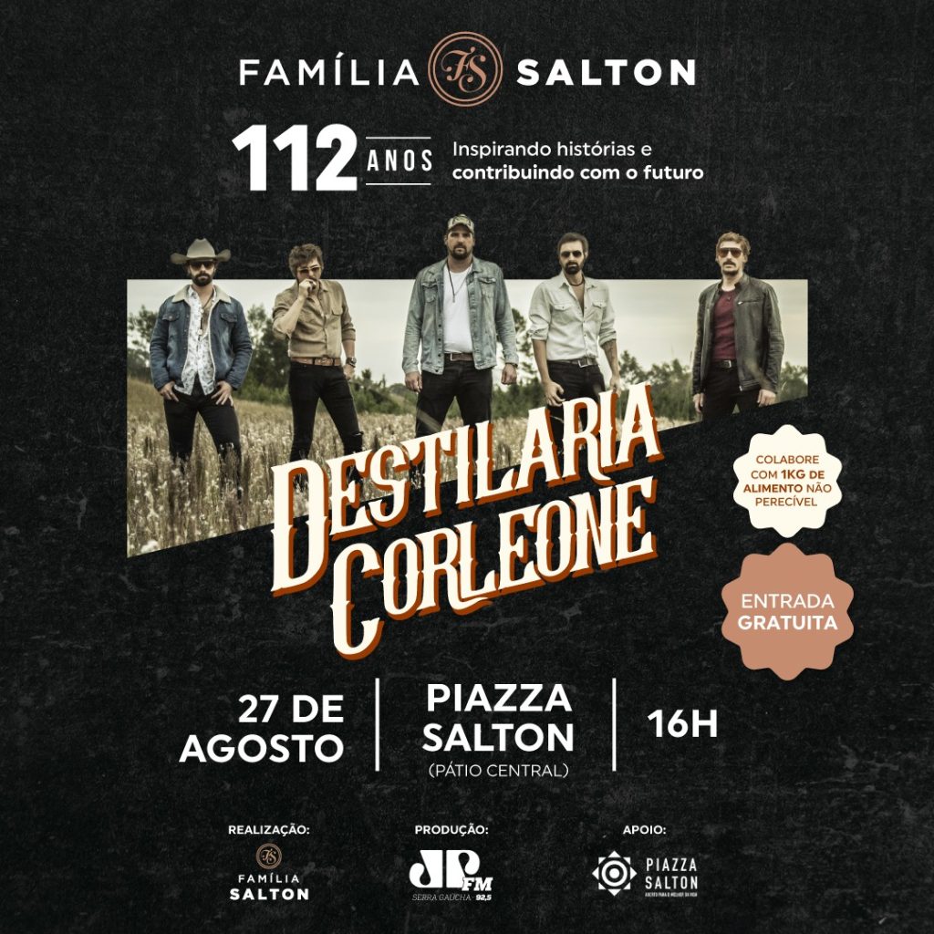Salton promove show no centro da cidade celebrando a Campanha Legado Social