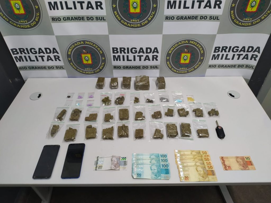 Dupla é presa por tráfico de drogas no bairro Industrial, em Caxias do Sul