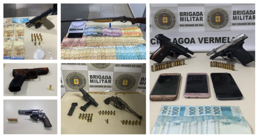 Resposta policial já tem saldo de seis prisões em Lagoa Vermelha