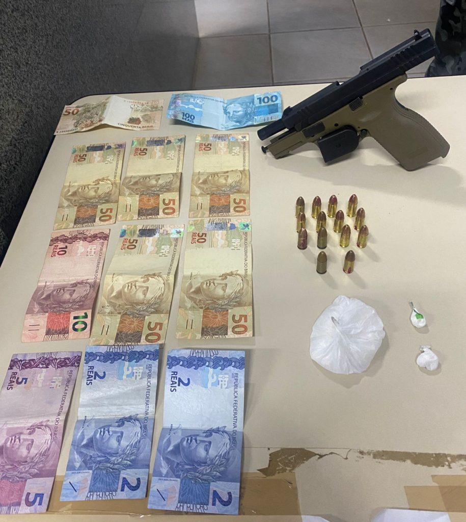 Traficante é preso no bairro Rodrigues, em Lagoa Vermelha