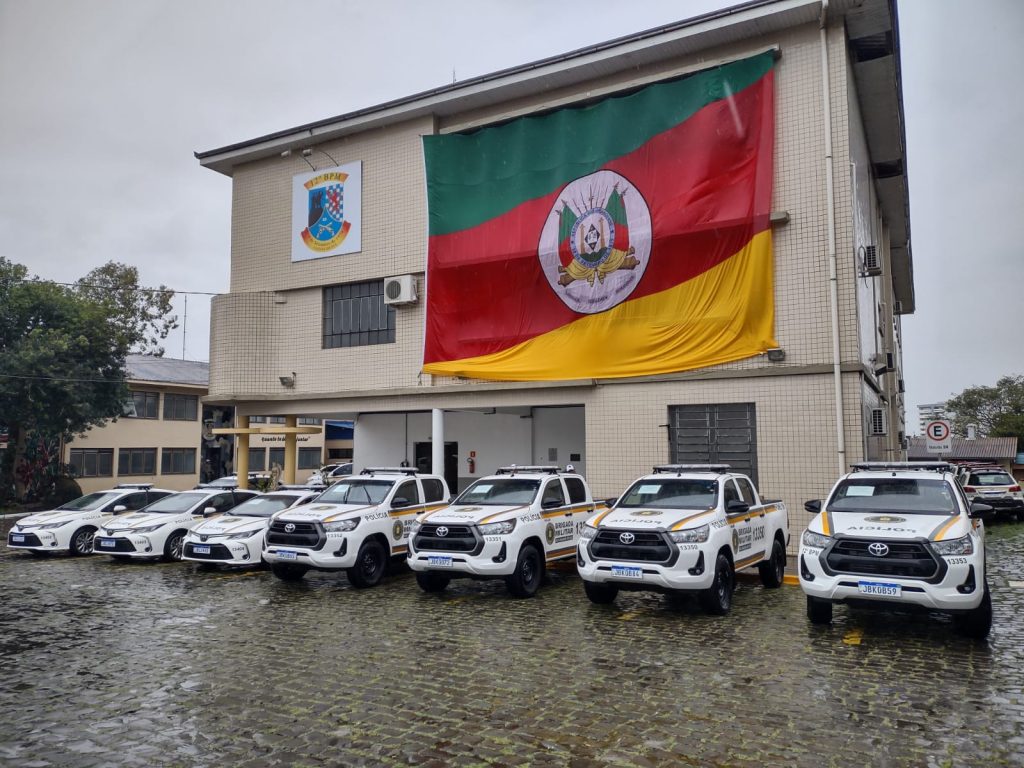 Brigada Militar de Caxias do Sul recebe sete viaturas semiblindadas