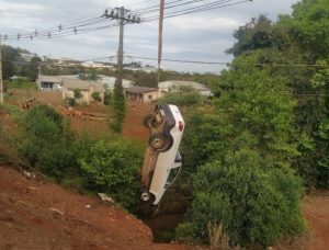 Três jovens ficam feridas após acidente em Tapejara