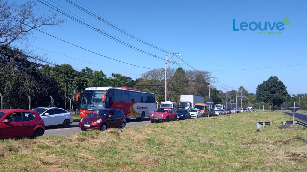 Pesquisa de Mobilidade Urbana gera congestionamentos na ERS-122