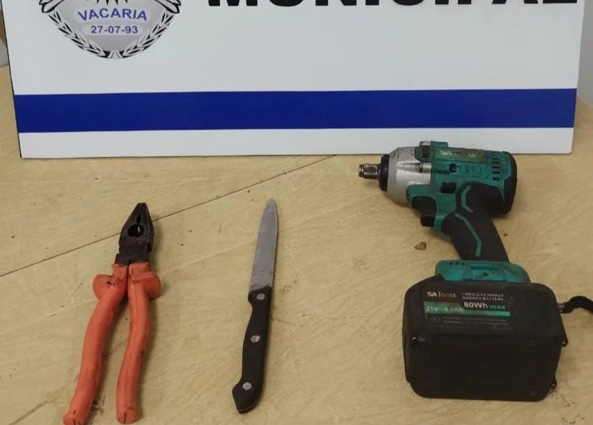 Homem é preso por furto no bairro Monte Claro, em Vacaria