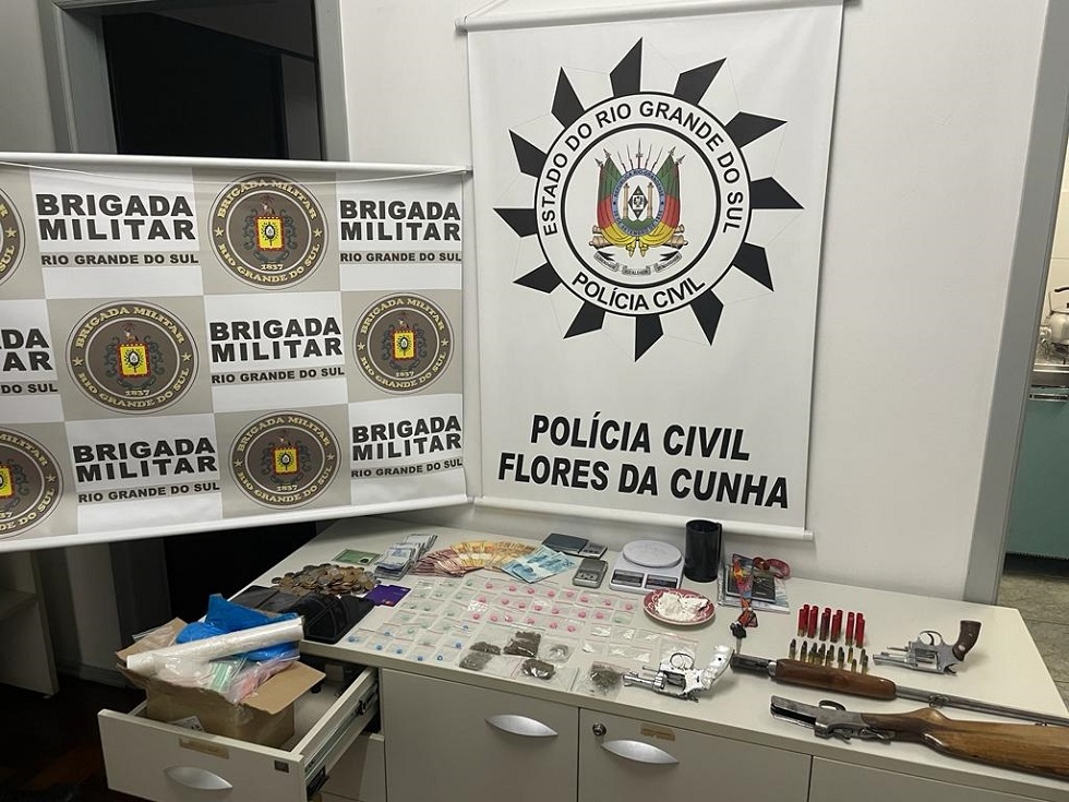 Operação policial prende dois homens, em Flores da Cunha