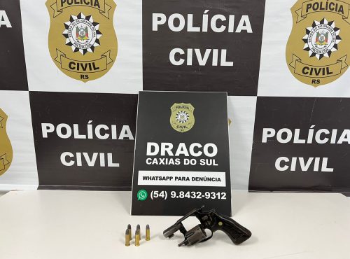 Homem é preso com arma em ação contra roubo de motocicletas, em Caxias do Sul