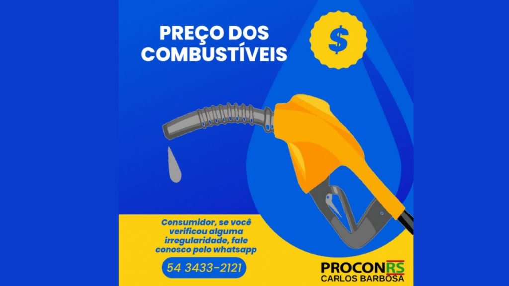 Procon atua no Mutirão do Preço Justo para garantir preços equitativos de combustíveis, em Carlos Barbosa