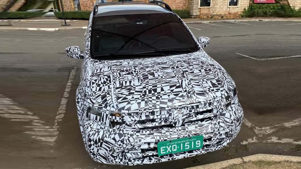 Flagra da nova VW Saveiro 2024