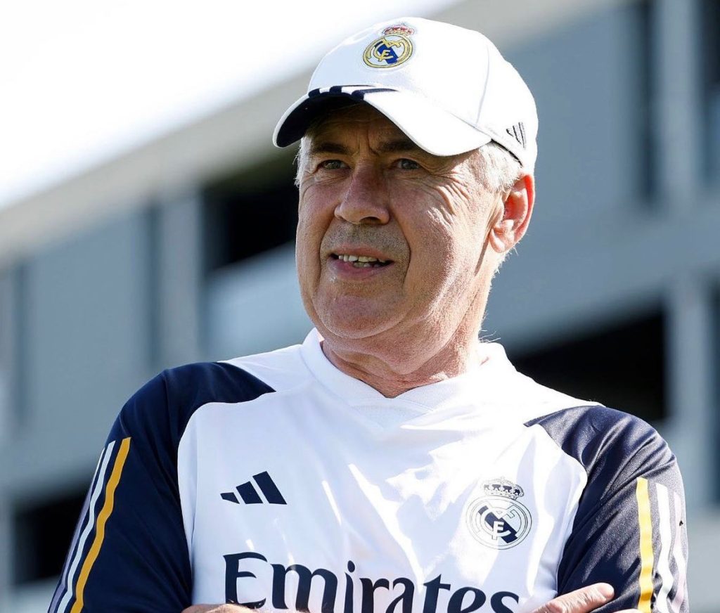 Carlo Ancelotti está em pré-temporada nos EUA