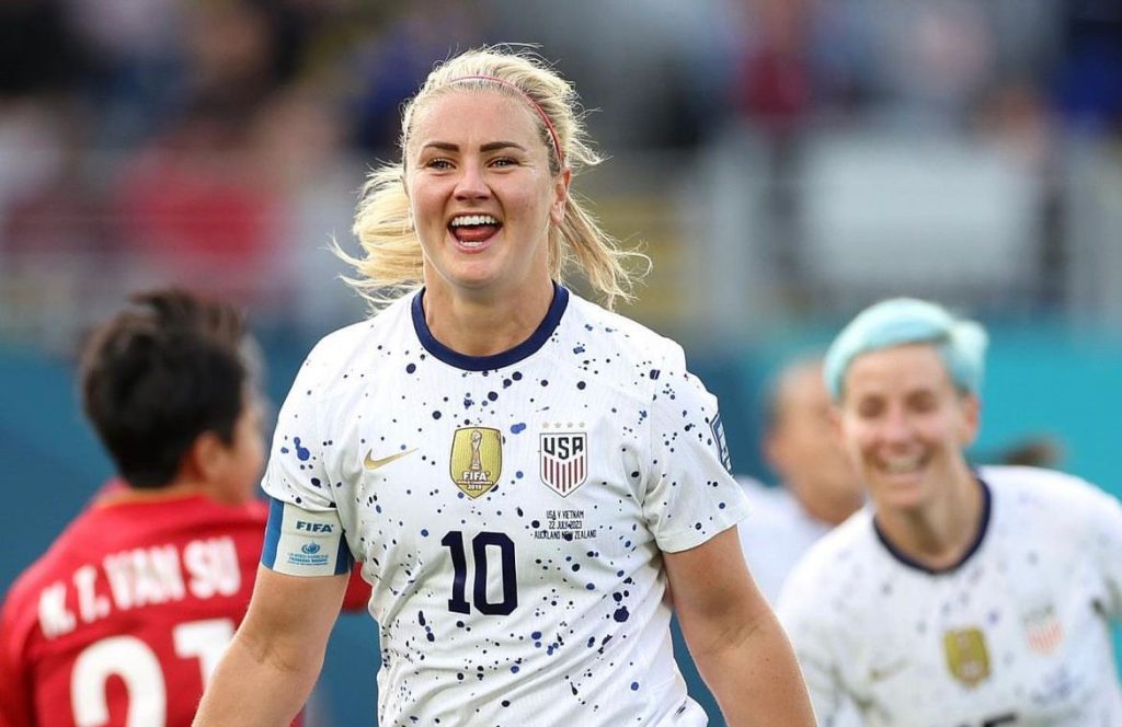 Horan marcou um dos gols da goleada dos Estados Unidos