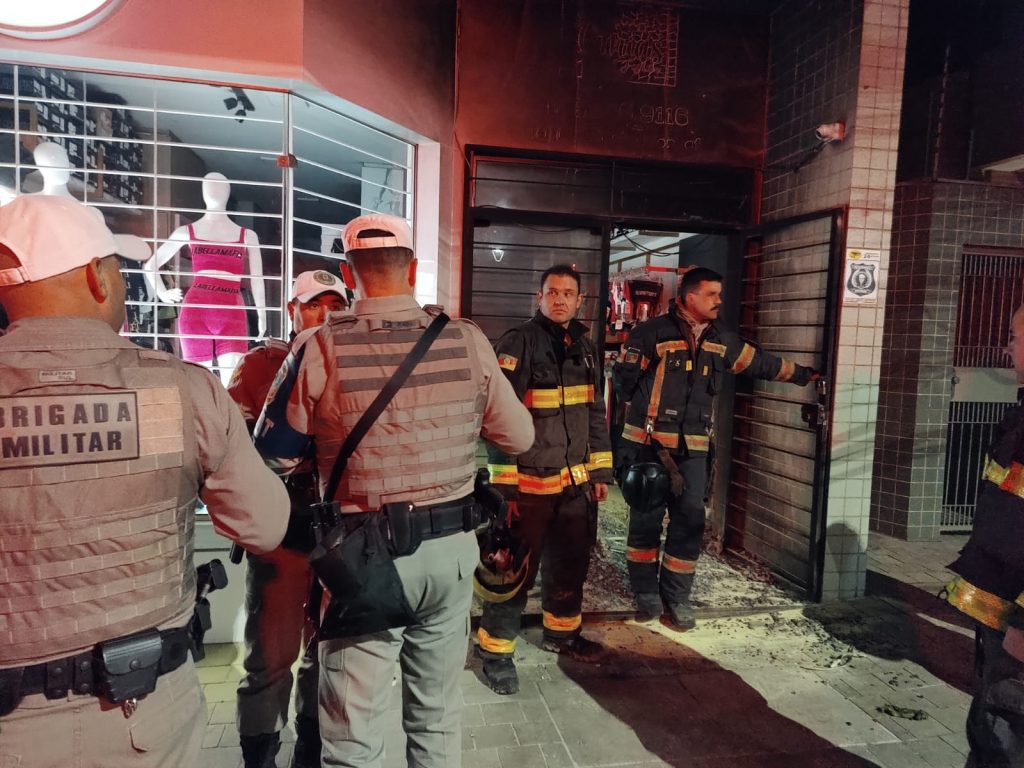 incêndio em loja em Bento Gonçalves