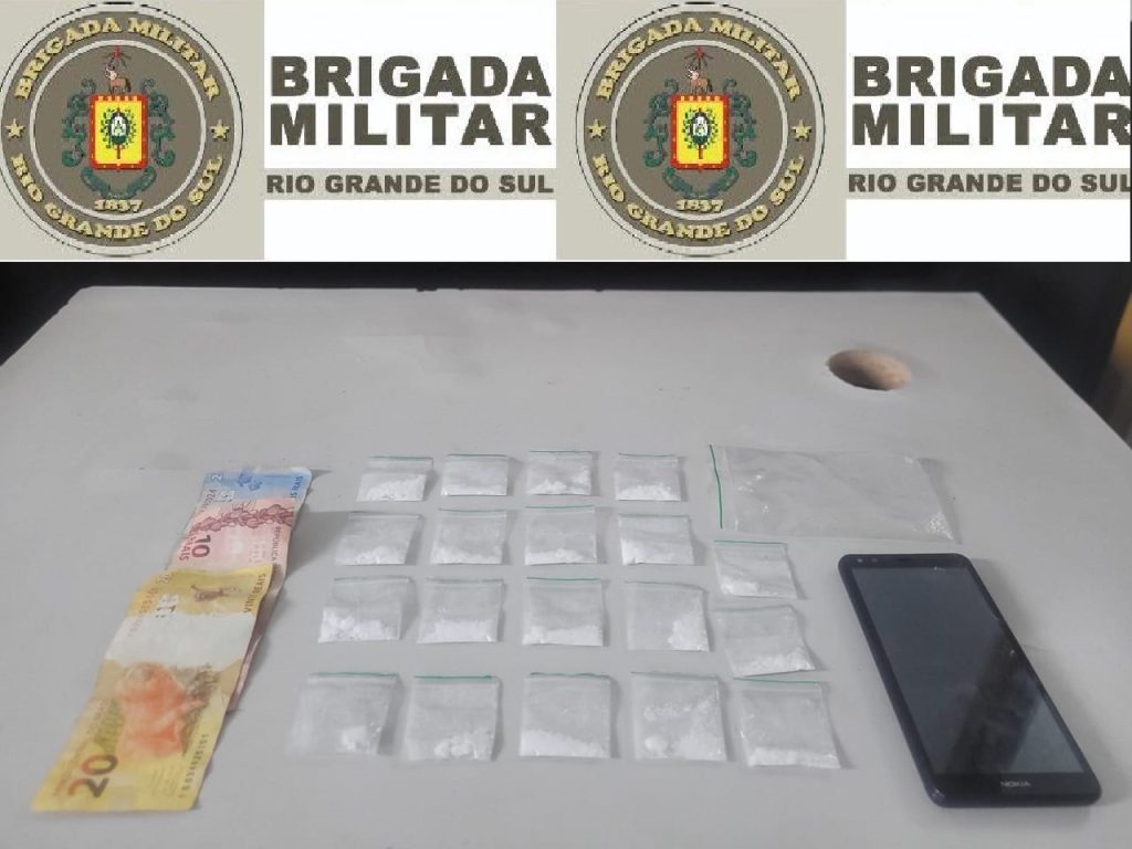 Traficante é preso no bairro Ouro Verde, em Bento Gonçalves