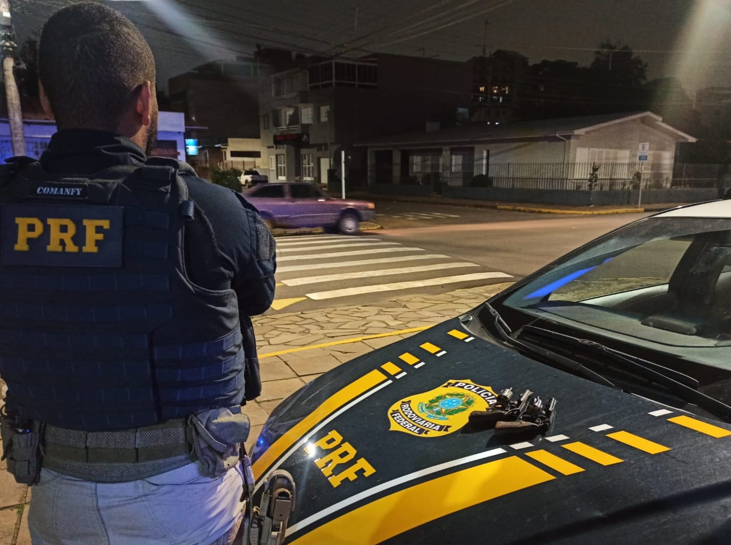 Casal é preso com duas armas carregadas em Vacaria