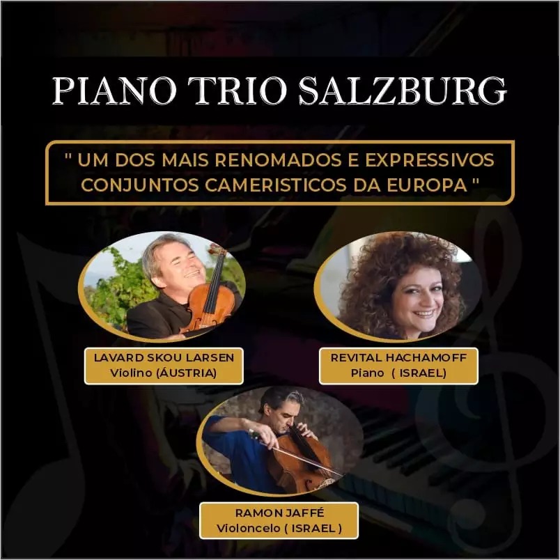 ‘Piano Trio Salzburgo’ se apresenta na Serra Gaúcha. (Imagem: Divulgação)
