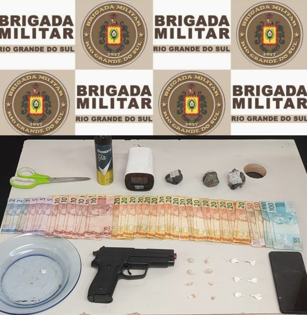 Brigada Militar prende homem por tráfico de drogas em Bento Gonçalves