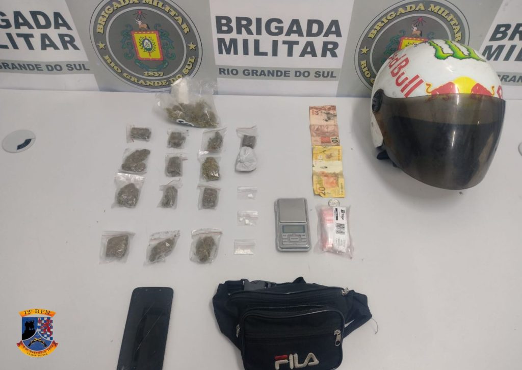 Homem é preso por tráfico e adulteração de sinal identificador de veículo em Caxias do Sul