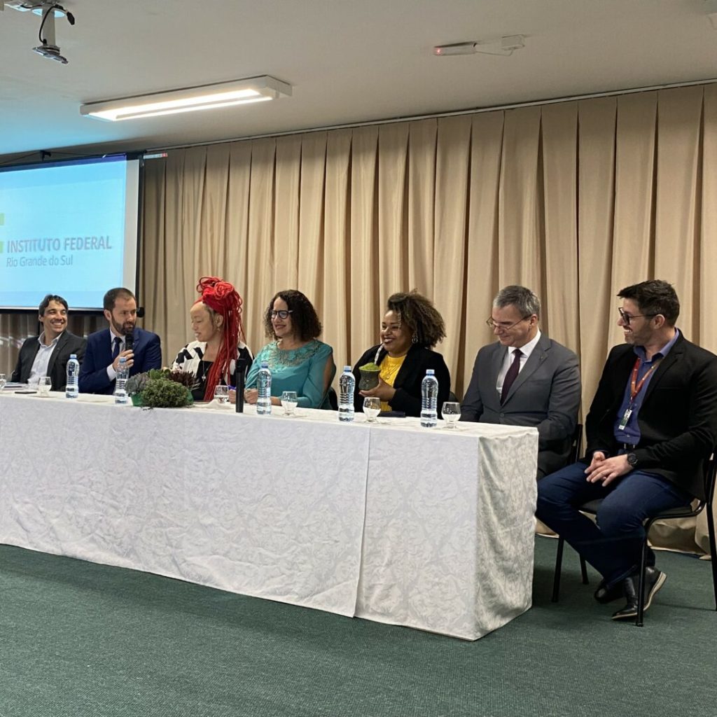Ministra da Ciência, Tecnologia e Inovação participa de reunião com os Institutos Federais gaúchos em Bento Gonçalves