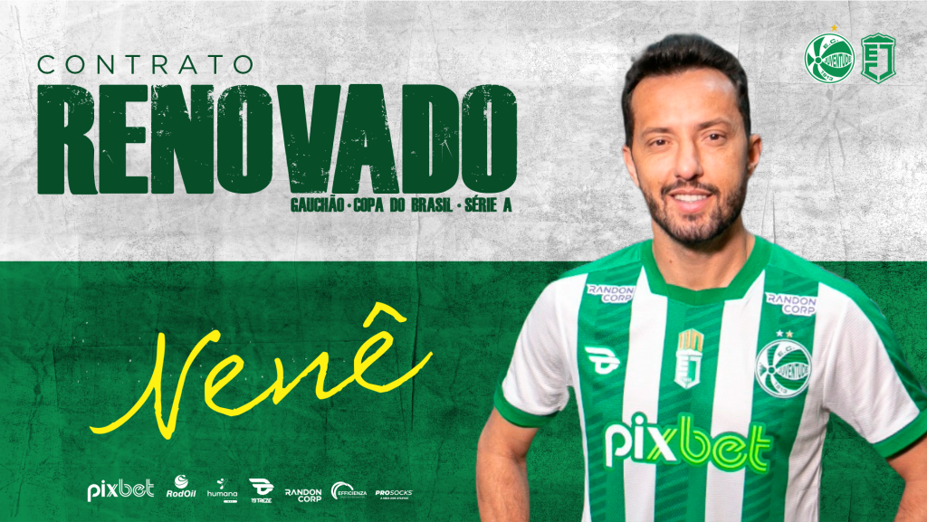 Juventude anuncia renovação de contrato com o meia Nenê