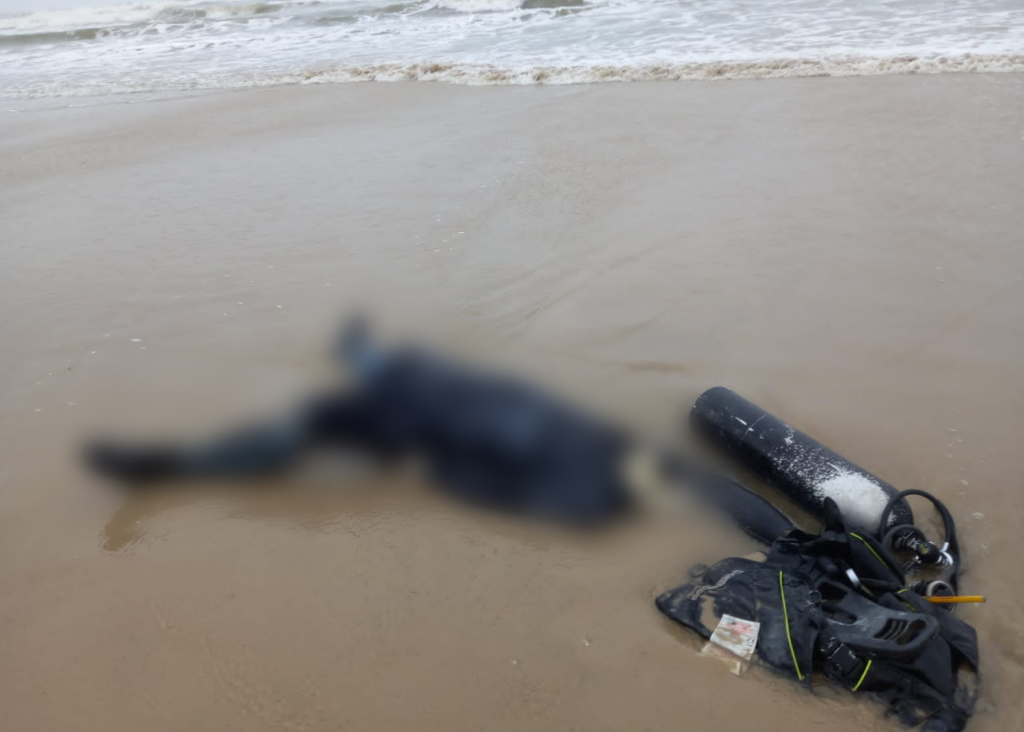 Corpo de mergulhador é encontrado em praia de Arroio do Sal