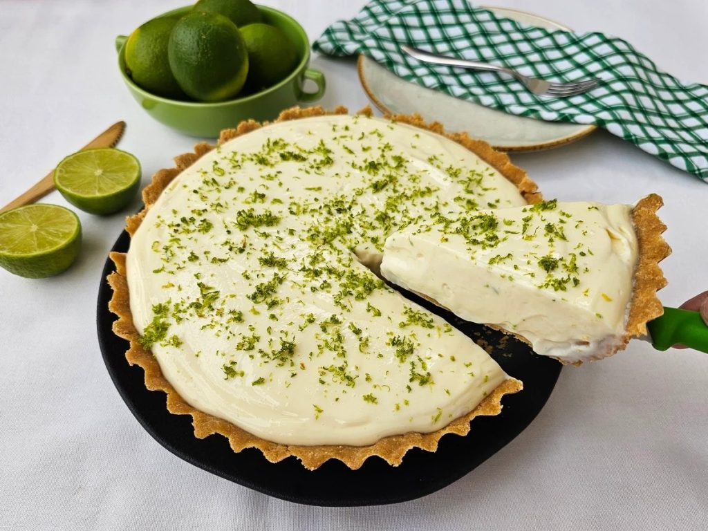 Cozinha Viva: Torta de Limão. (Foto: Receitaria / Reprodução)